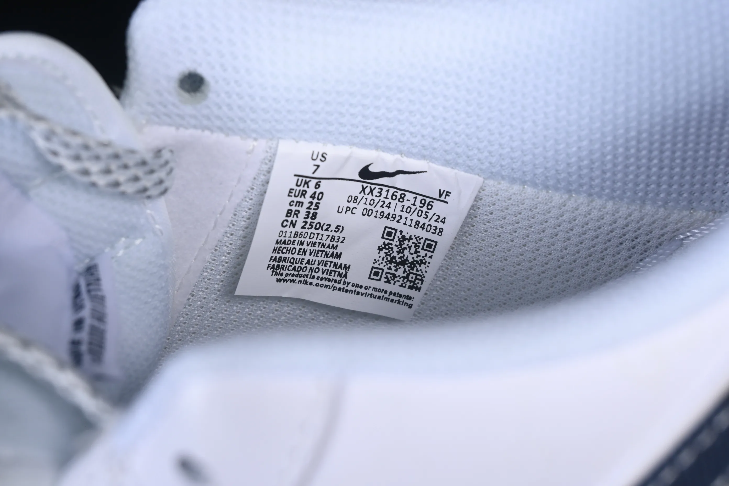 All categories Nk Air Force 1 Air Force series Nk Air Force 1 Low Air Force low-top Nike Air Force 1'07 Low Gucci joint denim blue print Air Force 1 low-top casual sneakers XX3168-196